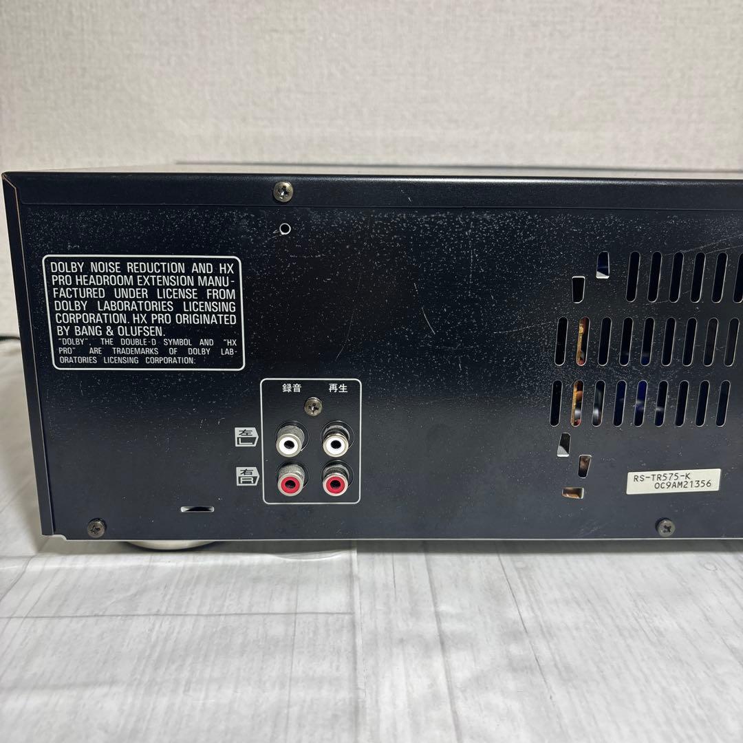 Technics テクニクス　ダブルカセットデッキRS-TR575