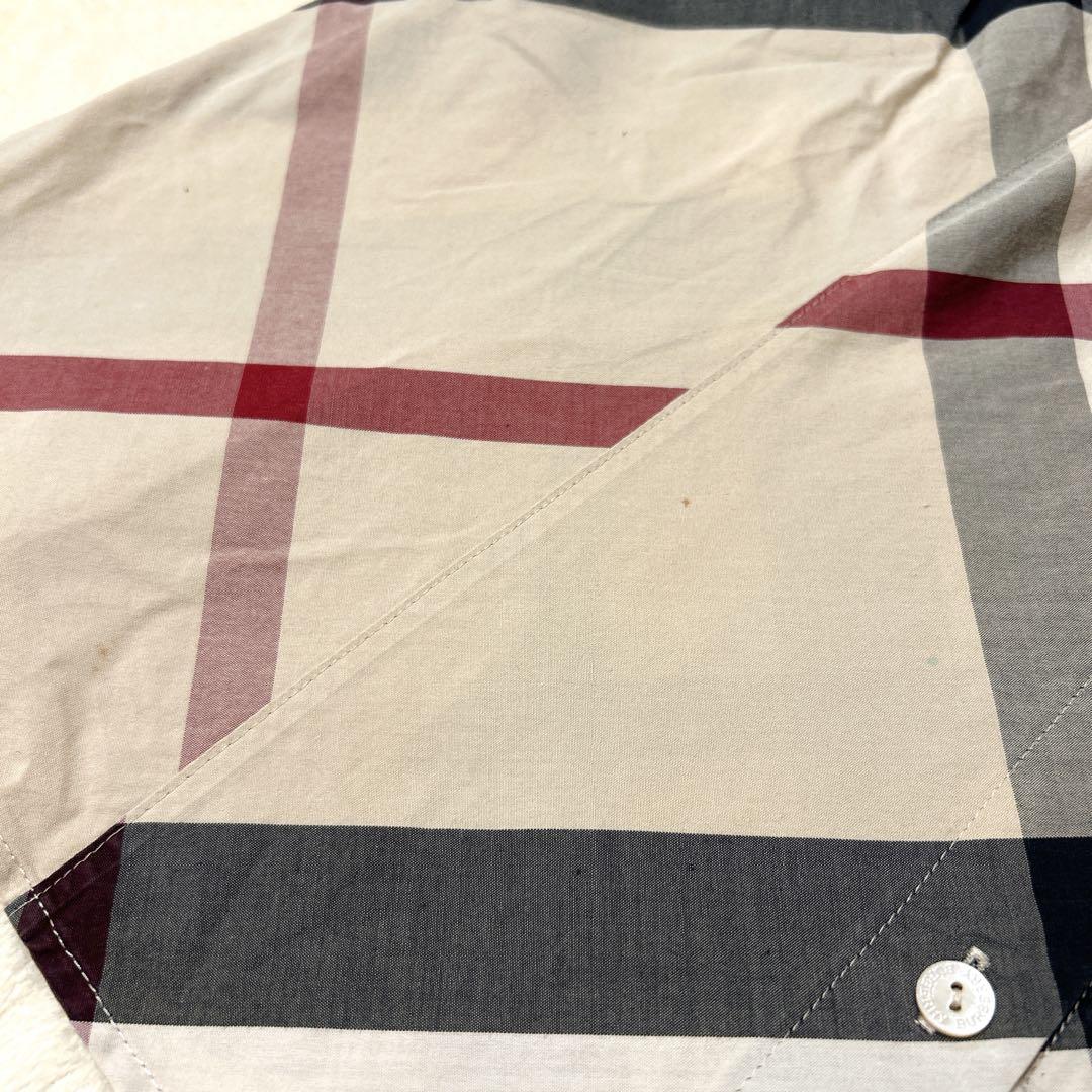 バーバリーロンドン 大きいサイズ メガチェック　ノバチェック15号 ベージュ