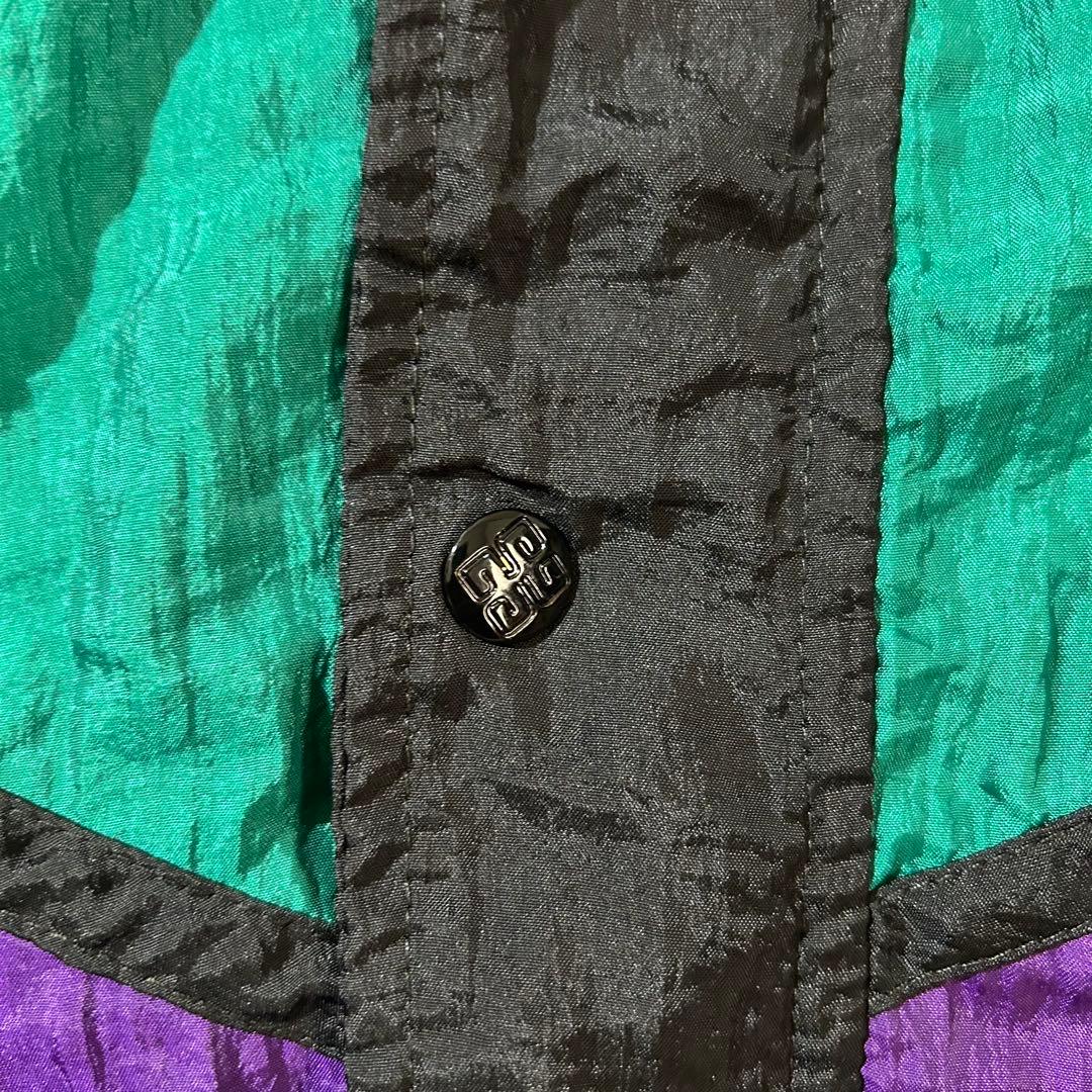 Givenchy ナイロンジャケット ブラック 好配色カラーブロック 激レア古着