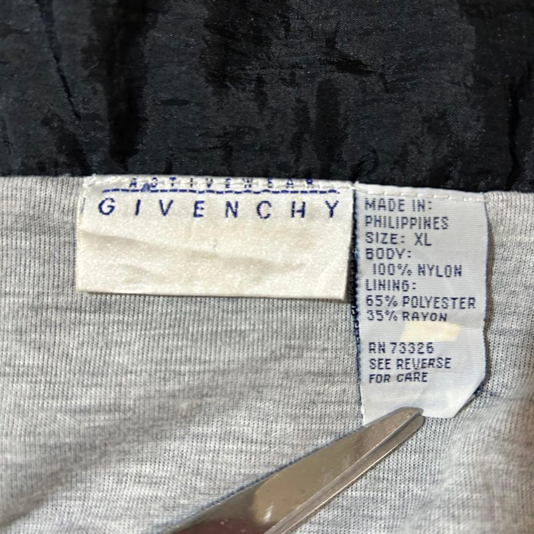 Givenchy ナイロンジャケット ブラック 好配色カラーブロック 激レア古着