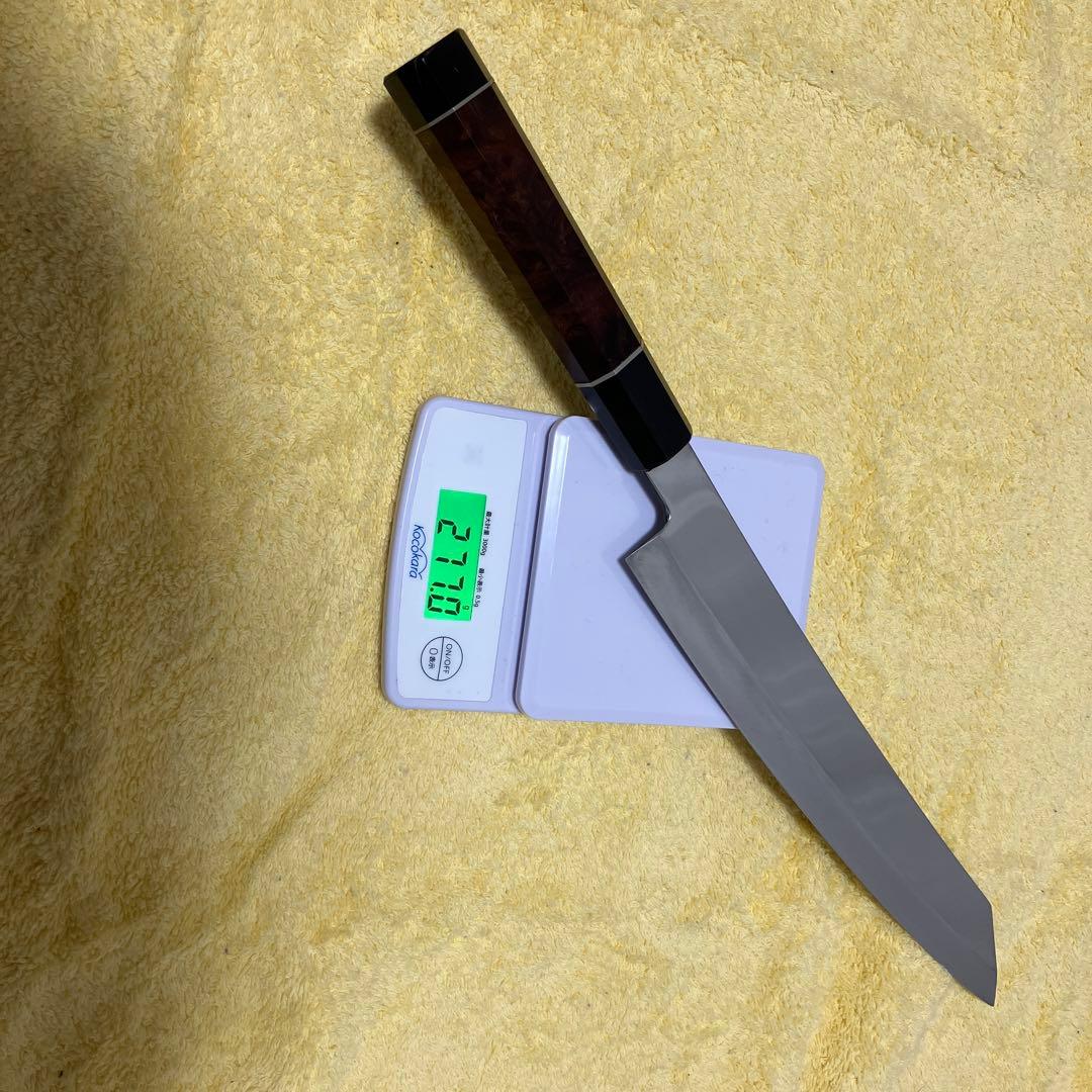 ⑦切付尺寸　花梨瘤　銀巻　鏡面　本焼