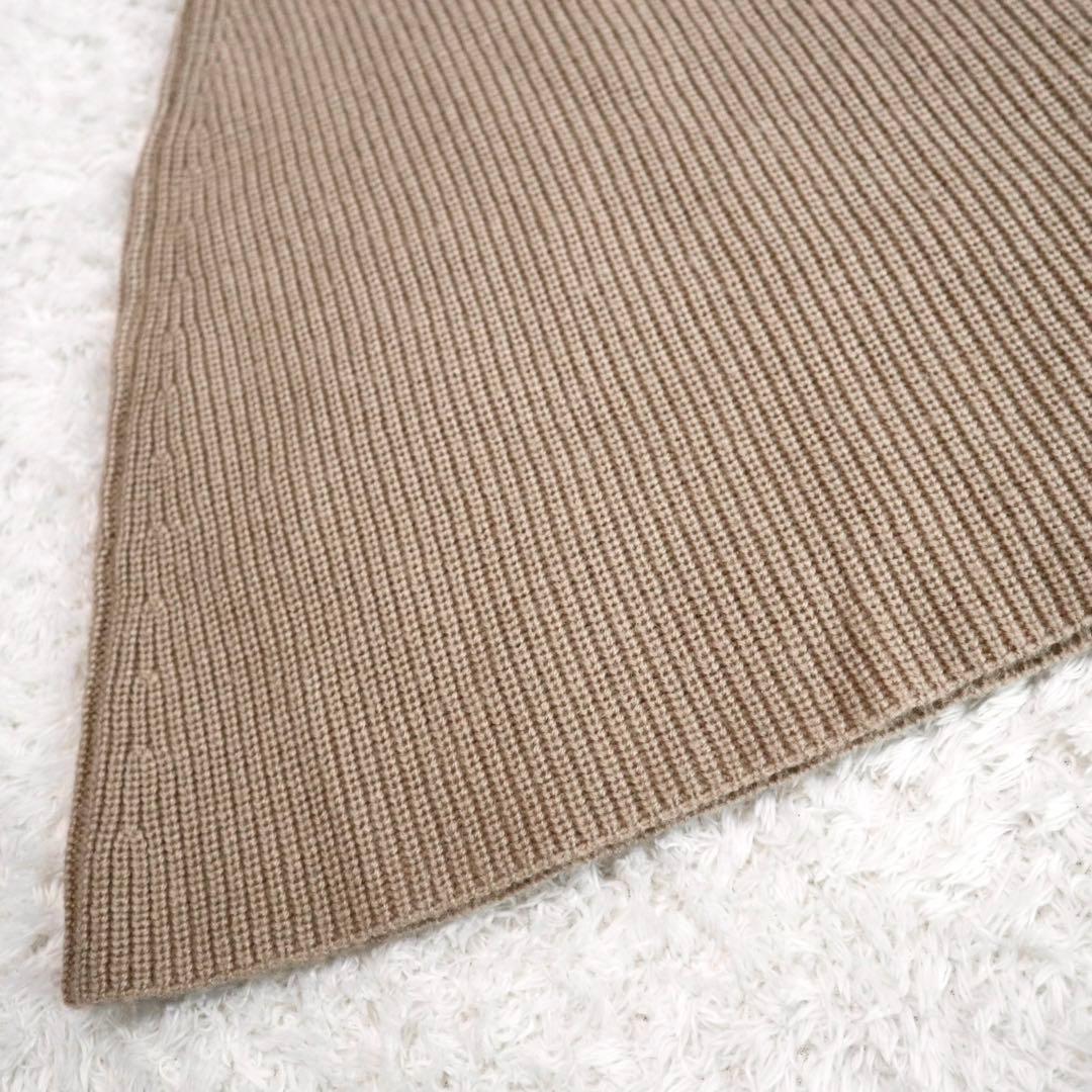 未使用級★GOOD GRIEF! Ribbed Knit Snood ベージュ