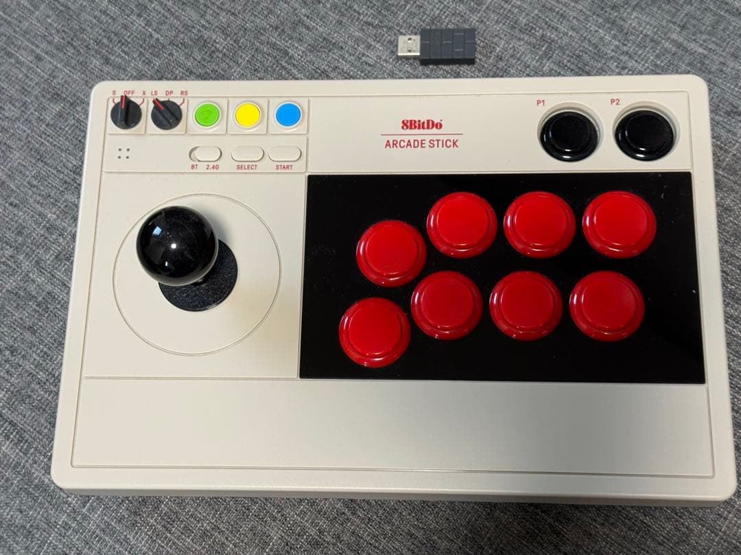 動作確認済　8bitdo ARCADE STICK アーケードコントローラ箱無し