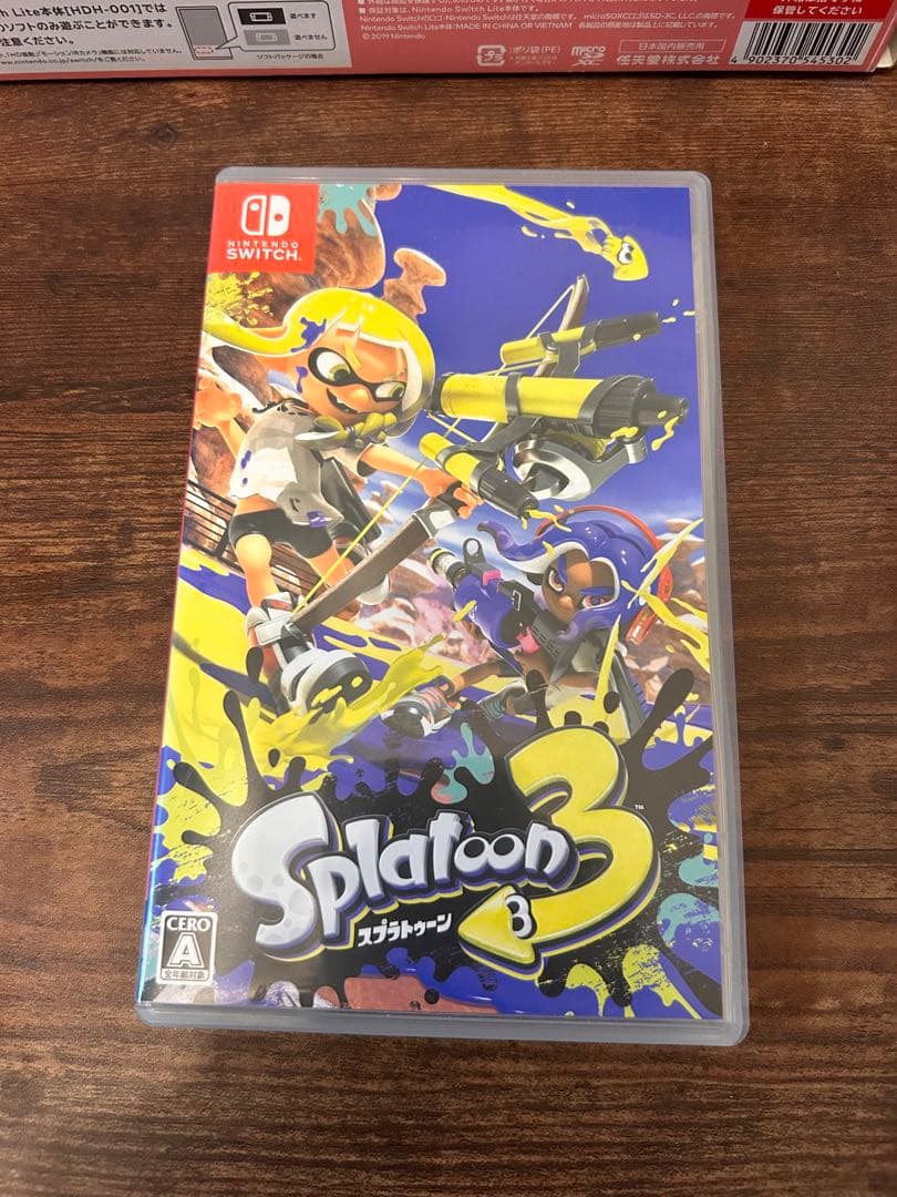 Nintendo Switch Lite ピンク 箱 充電器付きスプラトゥーン3