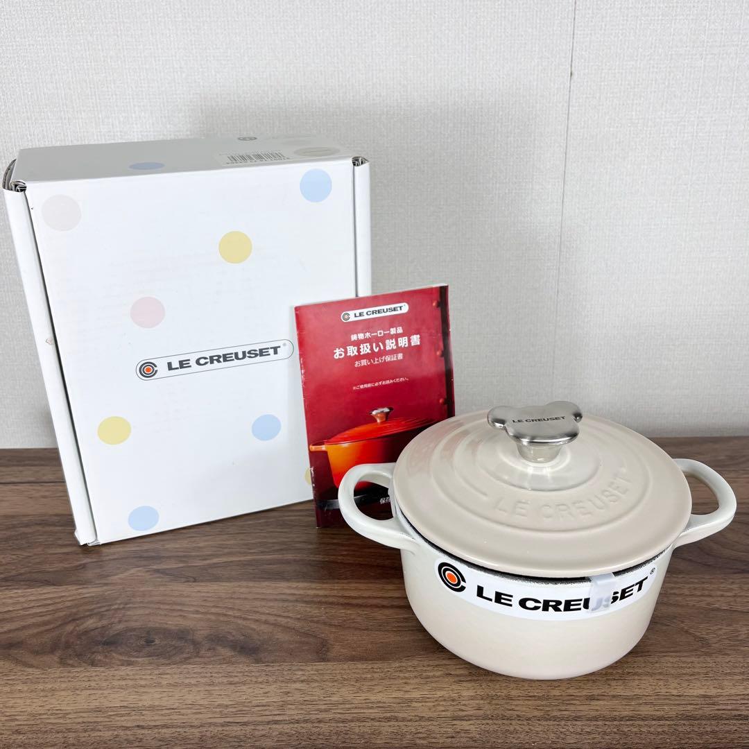 【新品未使用】LE CREUSET ココットロンド 14cm ベアーツマミ
