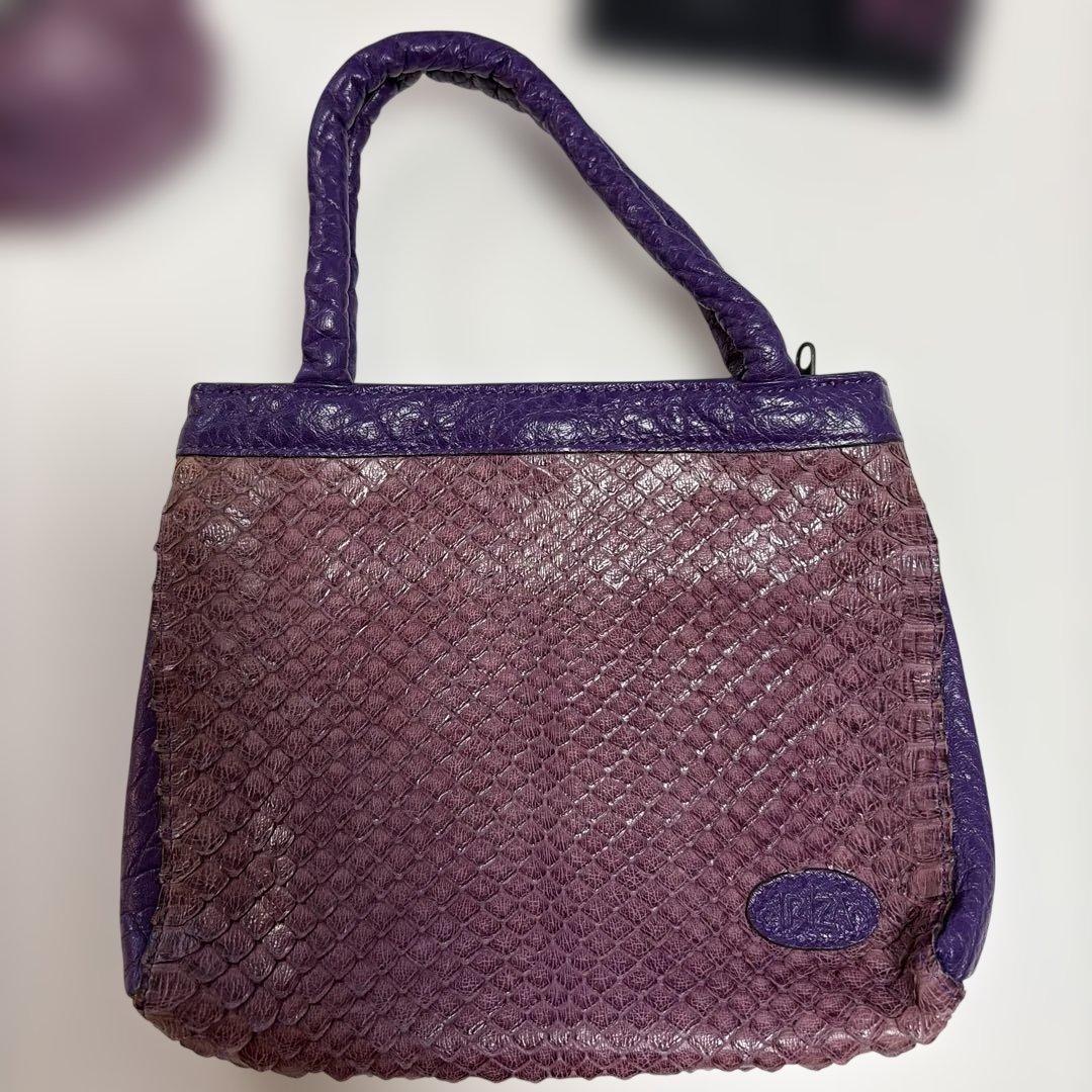 「はるさん専用〜ʕ•ᴥ•ʔ」IBIZA　美品！　パイソン　ハンドバッグとポーチ！