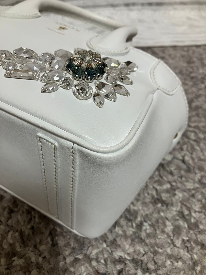 ADMJ スワロフスキー マイクロミニトートバッグ