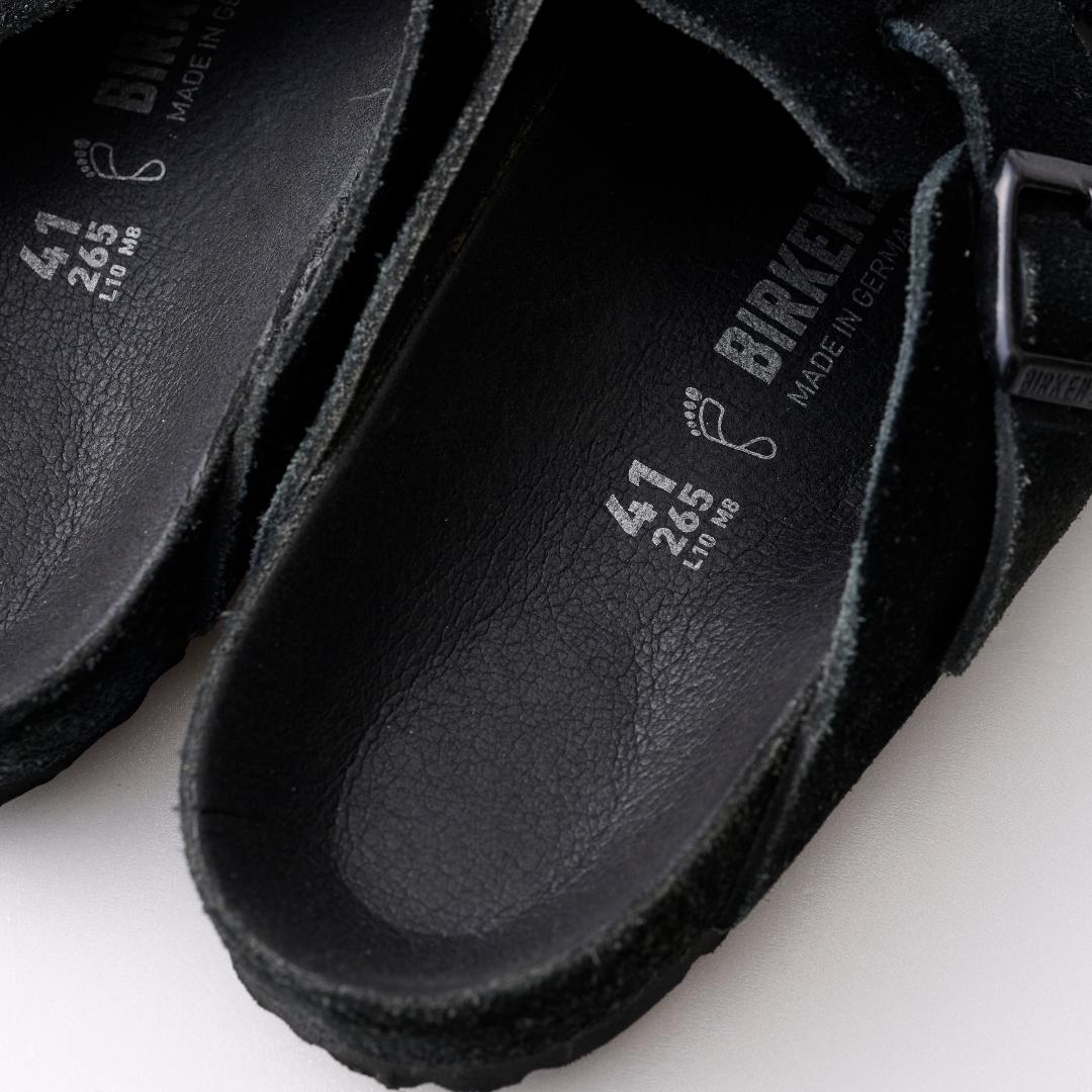 BEAMS別注 ビルケンシュトック ボストン 41 オールブラック ビームス