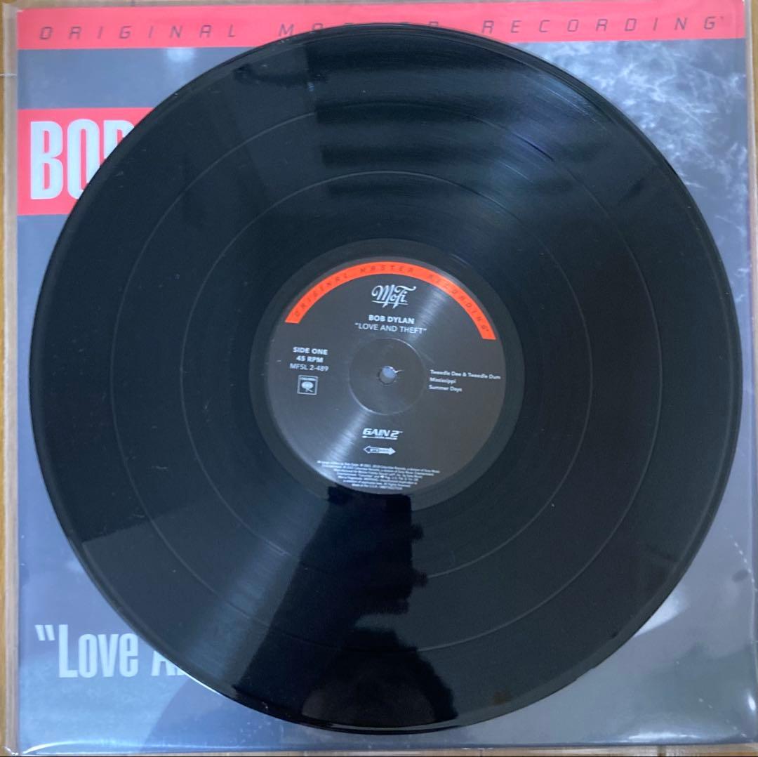 稀少高音質100番台Love&Theft Bob Dylanボブディランレコード