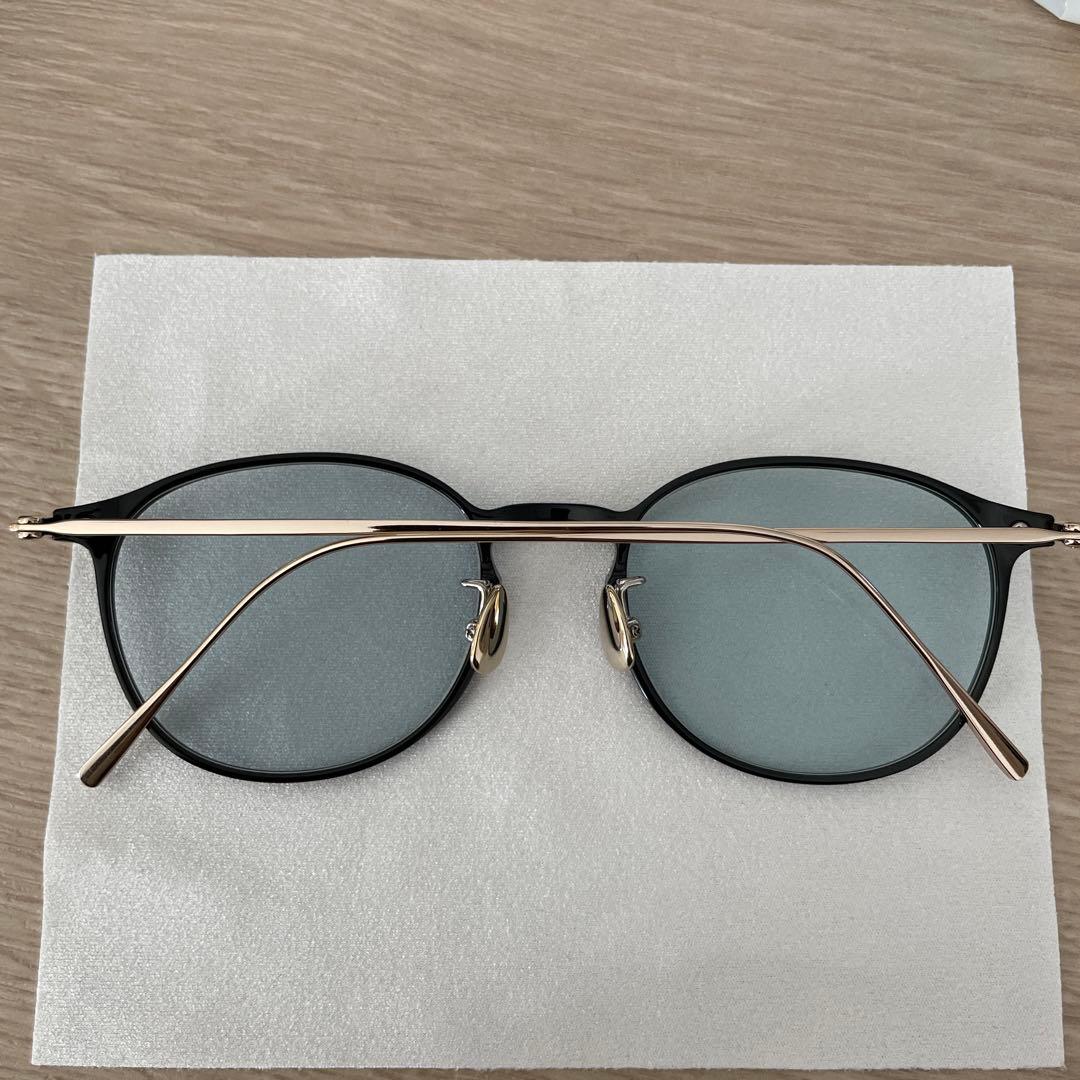 JINS メガネ　度なし　ミッドナイトブルー