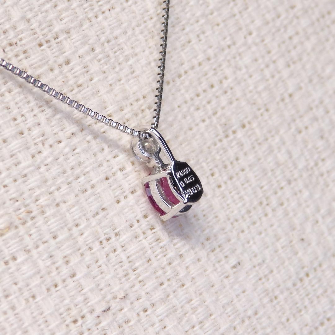 ピンクサファイア ペンダントTOP A6064 0.303ct プラチナPt
