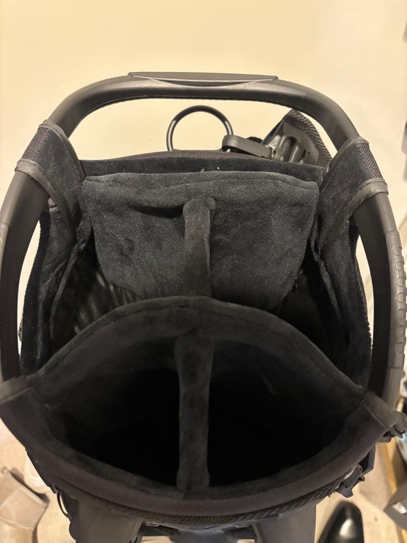 【美品】アッソブ キャディバッグ AS2OV GOLF BLACK 黒