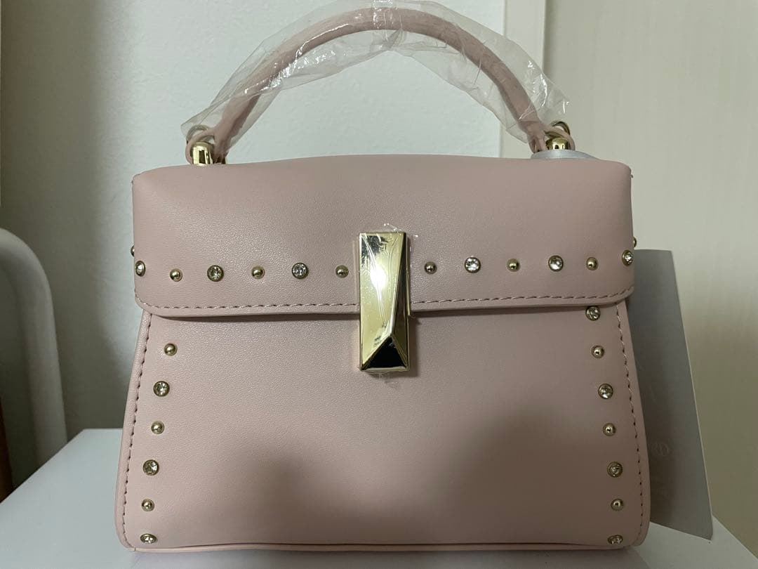 CELFORD リュタン ビジュースタッズポシェット ライトピンク