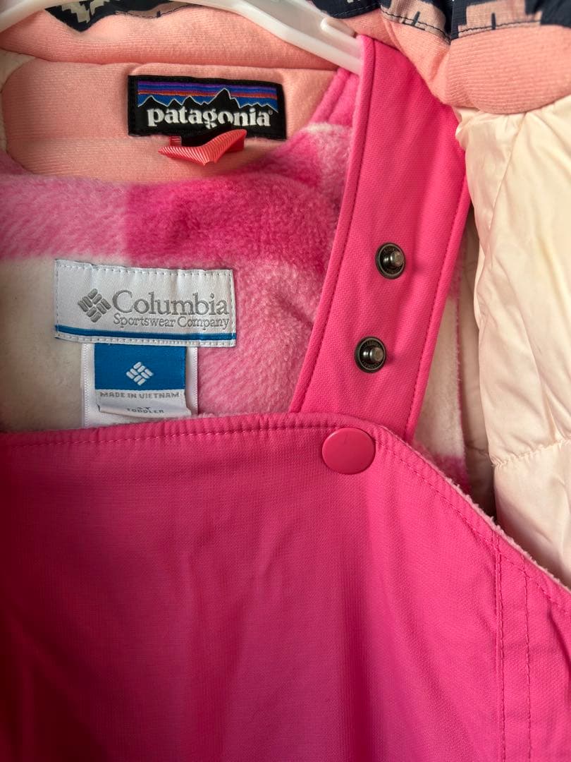 patagonia スキーウェア 3T コロンビア　4t スノウ　110cm