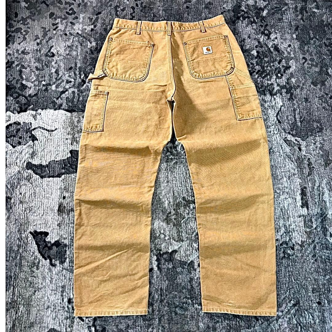 USA製 36×32 Carhartt 金ボタン YKKチャック 人気カラー