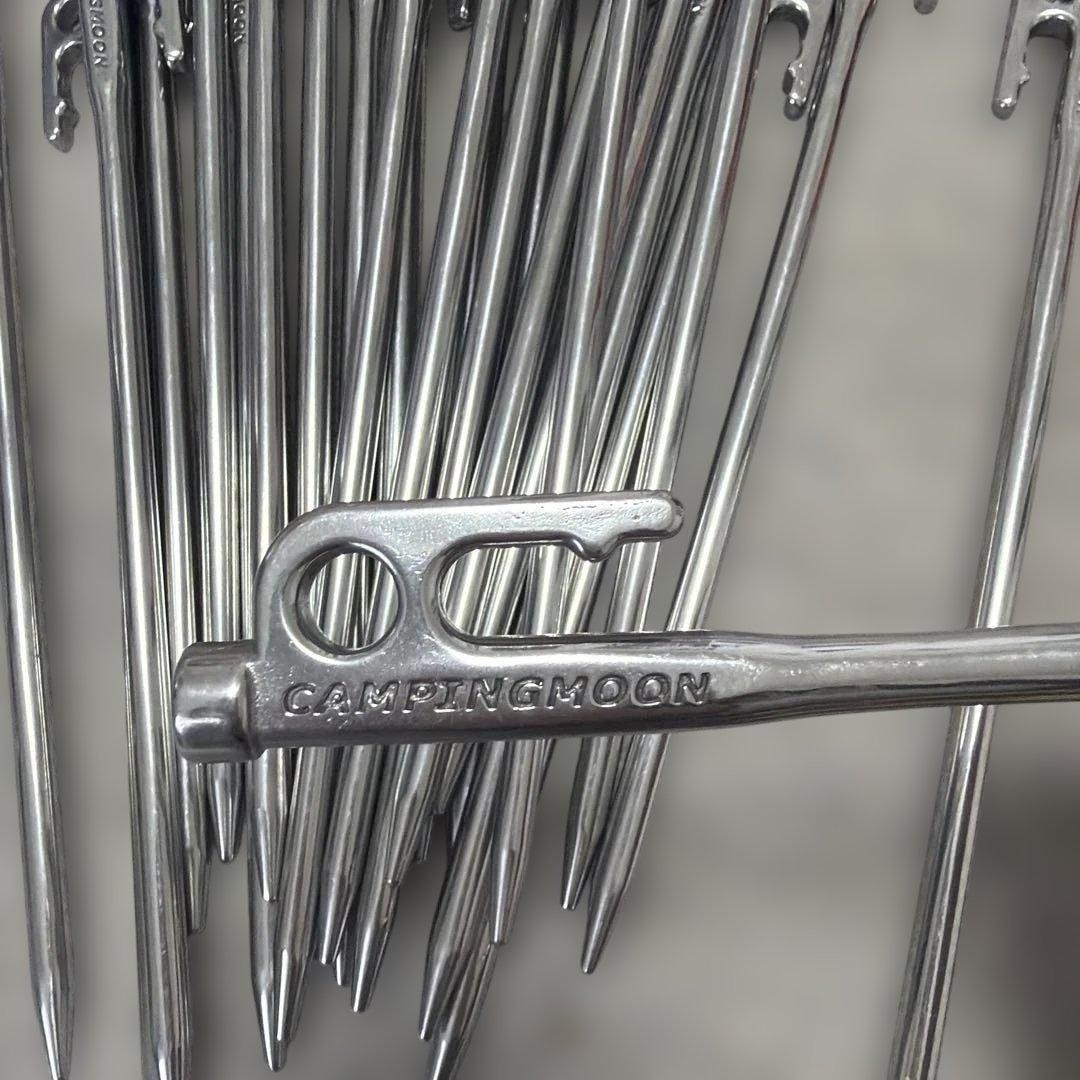 CAMPINGMOON ペグ 24本セット　30cm