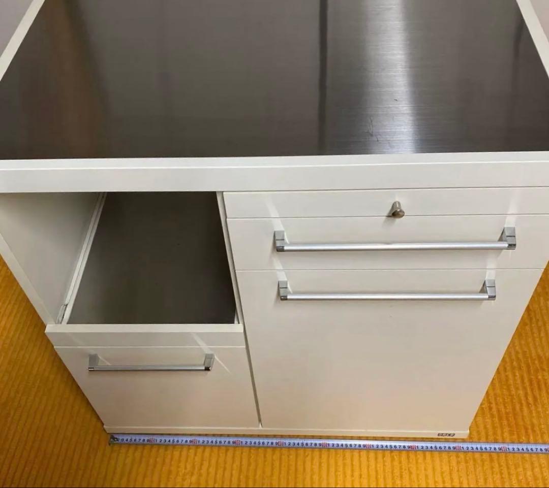 フナモコ キッチンカウンター カウンター 食器棚 引取り限定