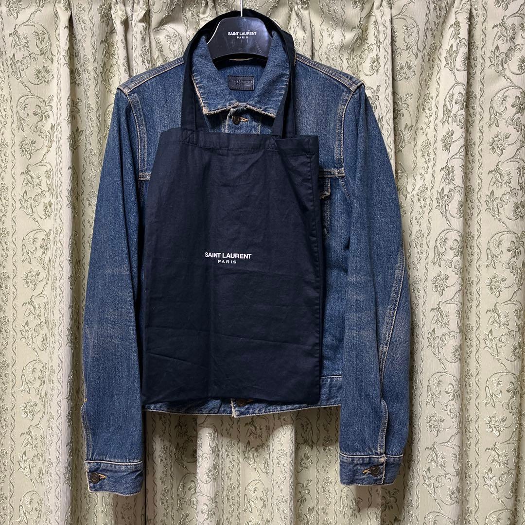 【室内試着程度】Saint Laurent Parisのデニムジャケット、S
