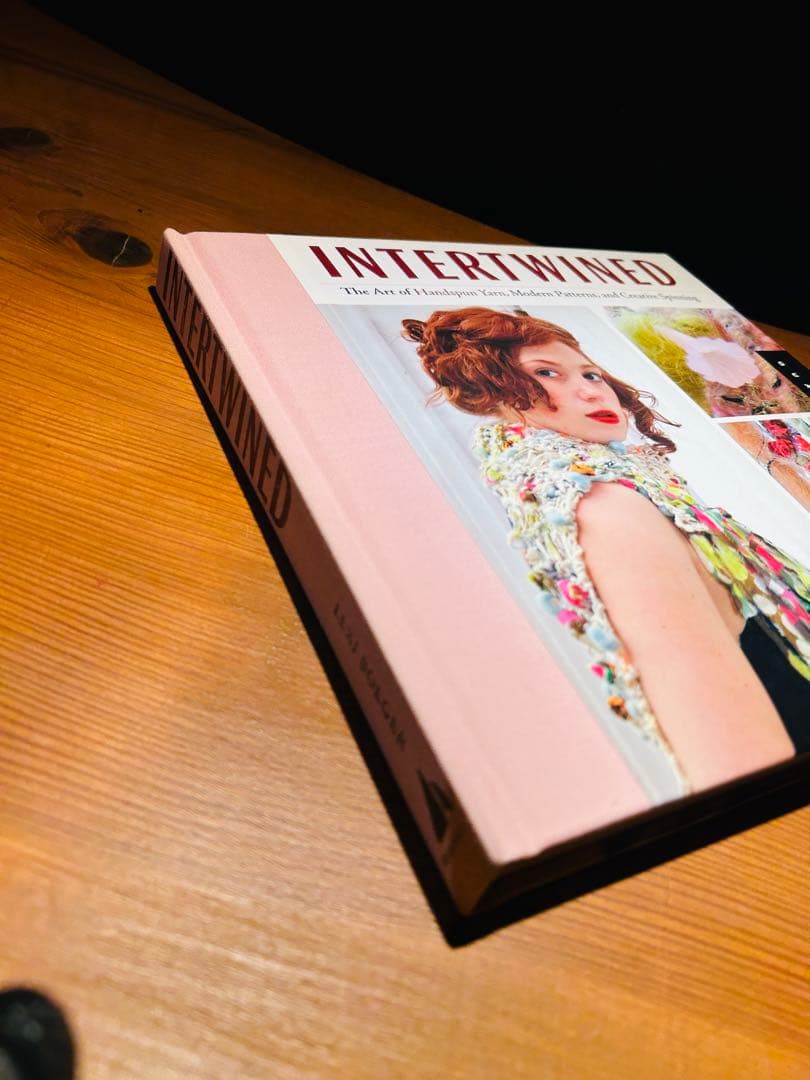 国内入手困難‼️糸紡ぎブックINTERTWINED アートヤーン　洋書　美品‼️