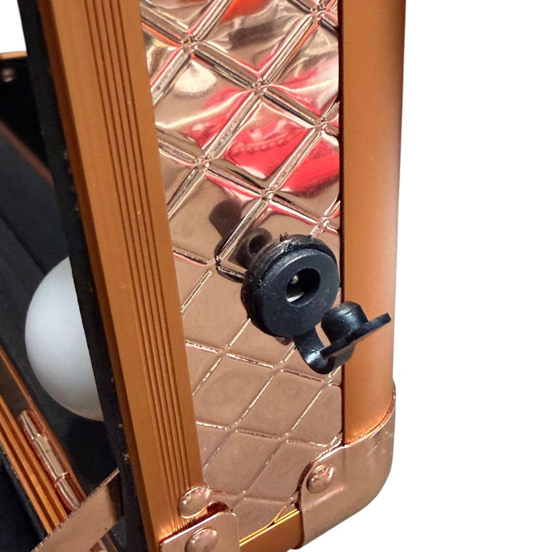 フランフラン ハリウッドボックス コッパー Sサイズ メイクボックスLEDライト