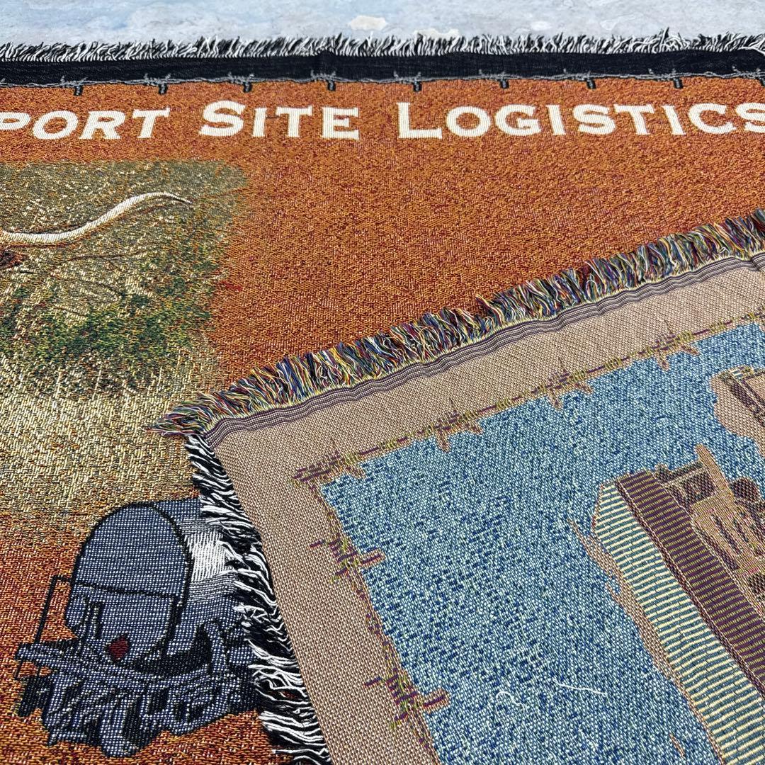 テキサス　企業系　マルチカバー　ソファーカバー　ヴィンテージラグ　131x188