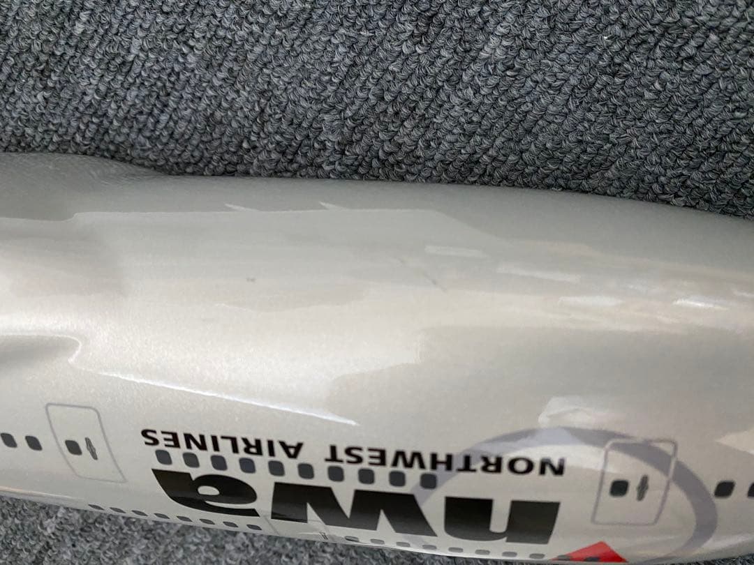ボーイング747 1/100 模型　ノースウェスト スーパージャンボ　非売品