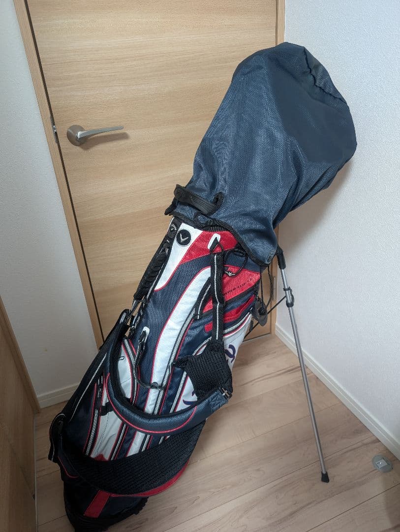 Callaway キャディバッグ スタンド付き レッド/ホワイト/ブラック