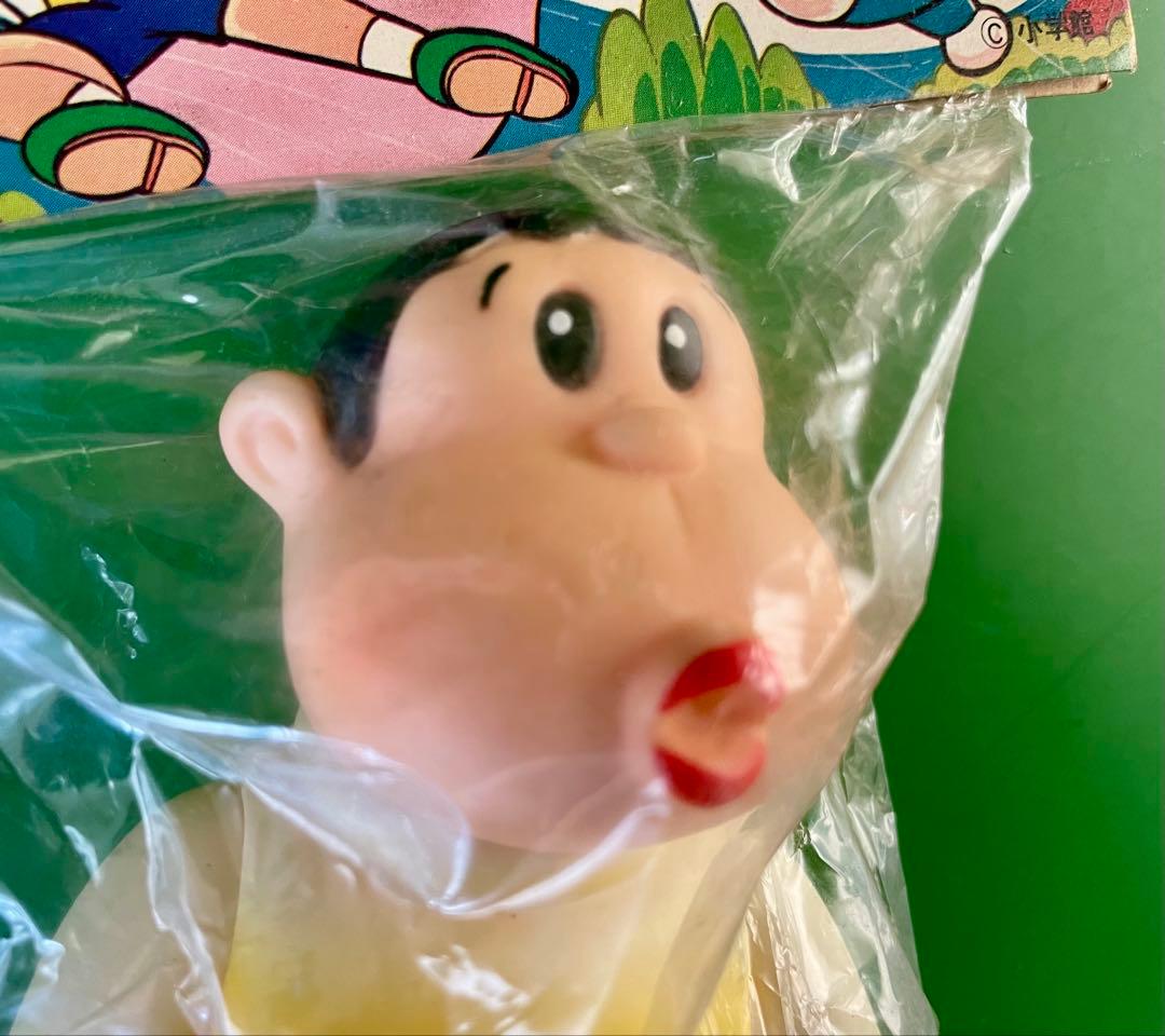 ドラえもん ジャイアン タカトク ソフビ人形 デッドストック未開封新品 当時物