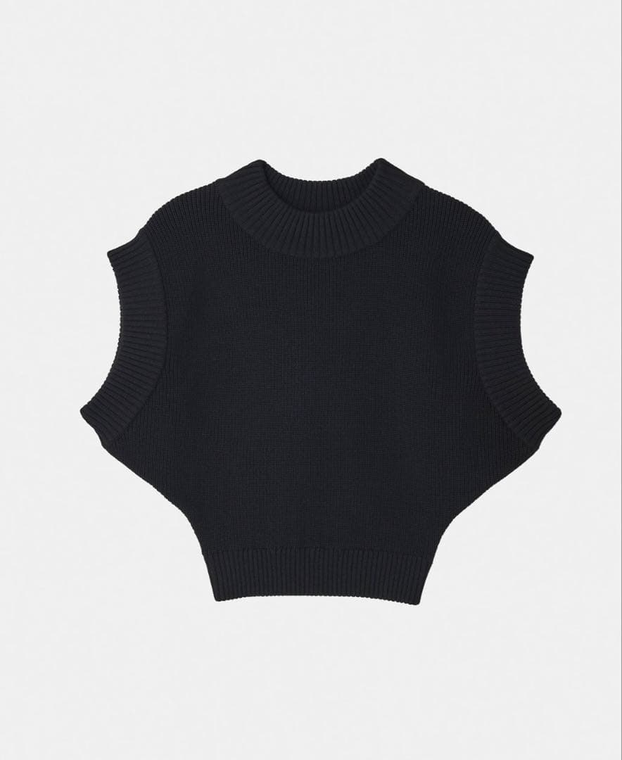 new now ニューナウMulti Way Knit Vest 黒