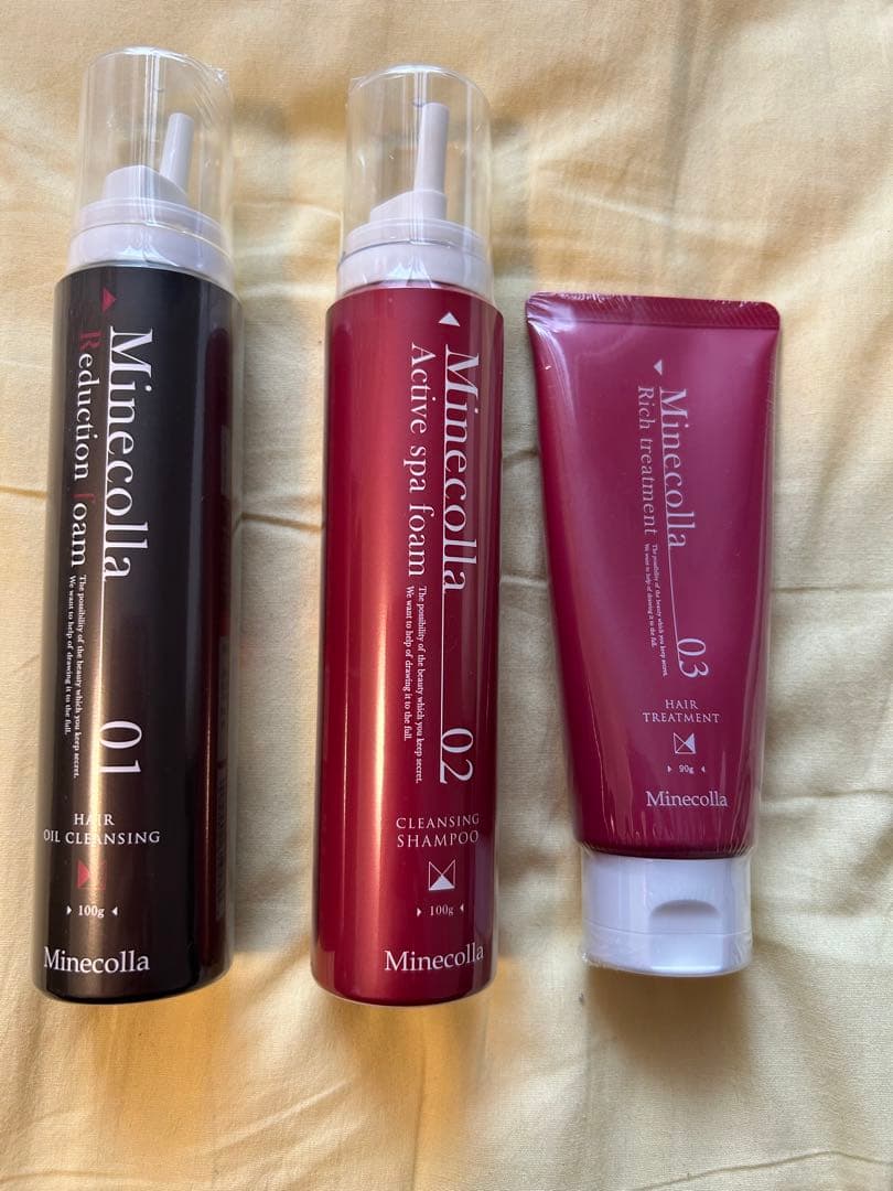 Minecolla ミネコラ　パーフェクト3 3ステップセット　ポーチ付き