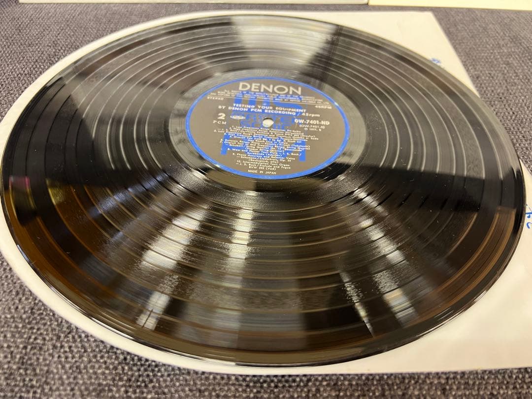 DENON OW-7401-NDオーディオチェック LPテストレコード　その他