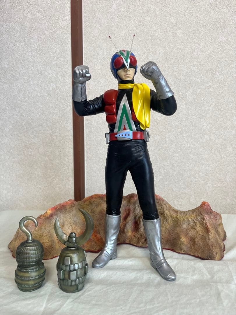 ボークス ライダーマン 海洋堂　東映レトロ 仮面ライダー　ガレージキット 完成品