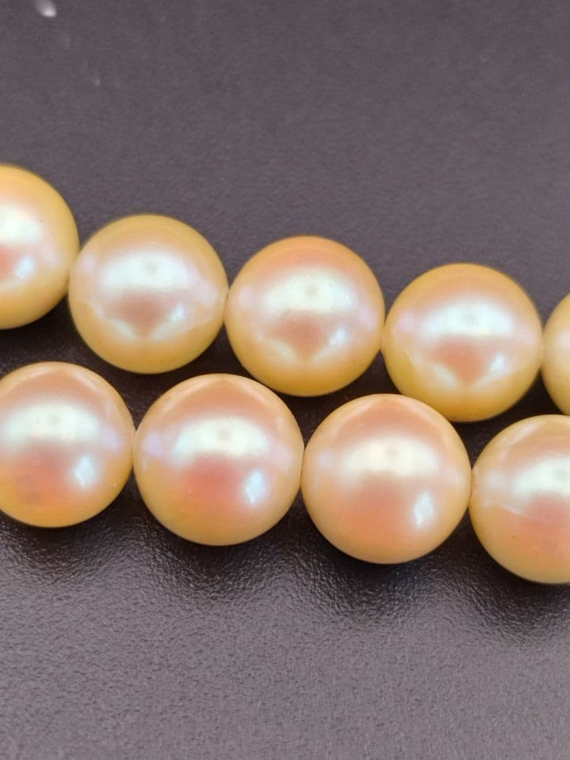 アコヤ本真珠 ロングパールネックレス あこや 照り silver925