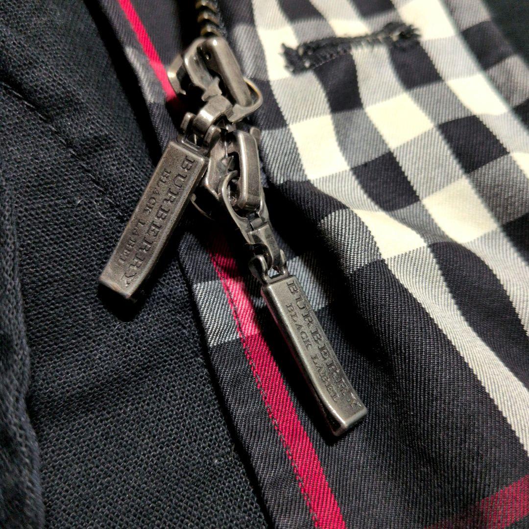 希少 バーバリーブラックレーベル 黒　M ミリタリー ジャケット 　アウター