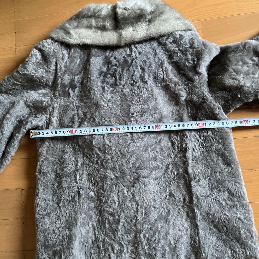 【Ayaサマ専用】Riecco ミンク襟　ラム　リアルファーコート