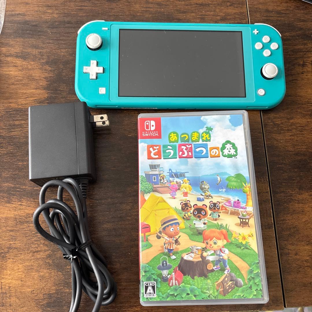 任天堂 Switch Lite ターコイズブルー / どうぶつの森カセット