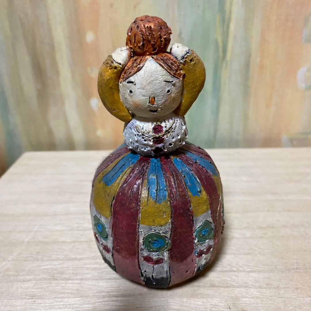 陶器人形　お団子ヘア　処分価格