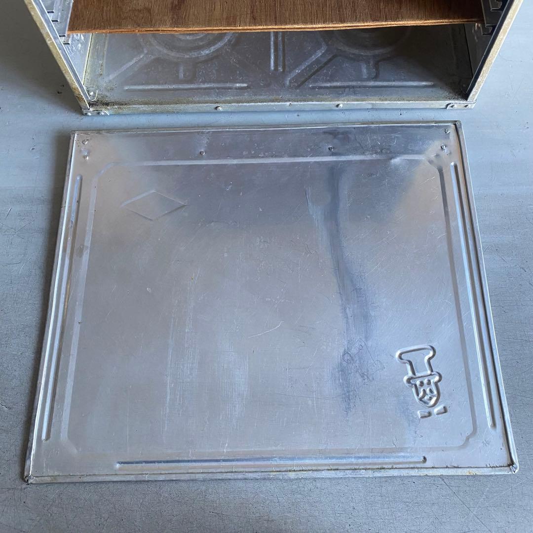 岡持ち　おかもち　横長　大型　昭和レトロ　ヴィンテージ　レトロ　古道具　⑤