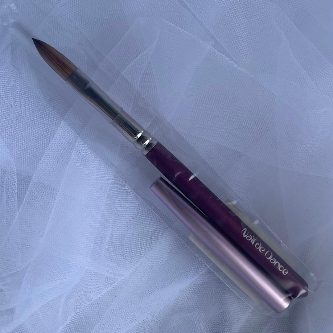 【さー★プロフ必読！！様・専用】ネイルデダンス フラット ブラシ 新品 パープル