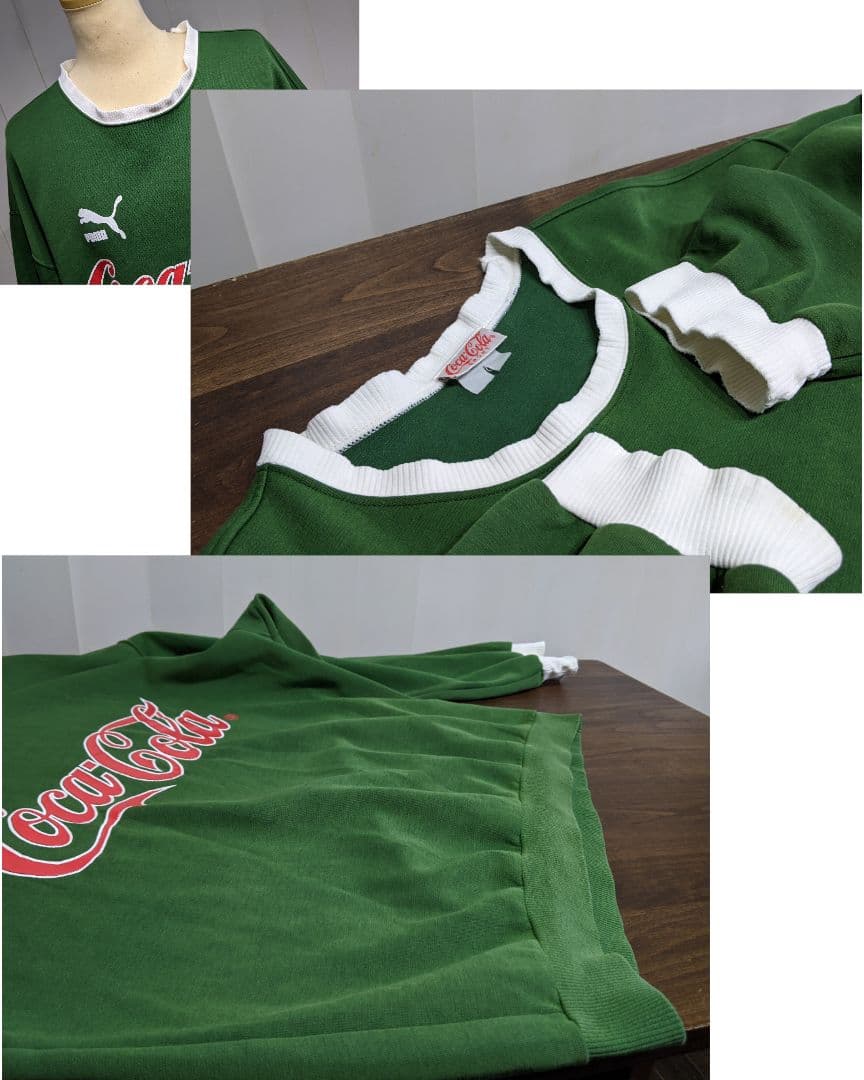 プーマ　コカコーラ　サッカー　トレーナー　読売クラブ　ヴェルディ　長袖　シャツ