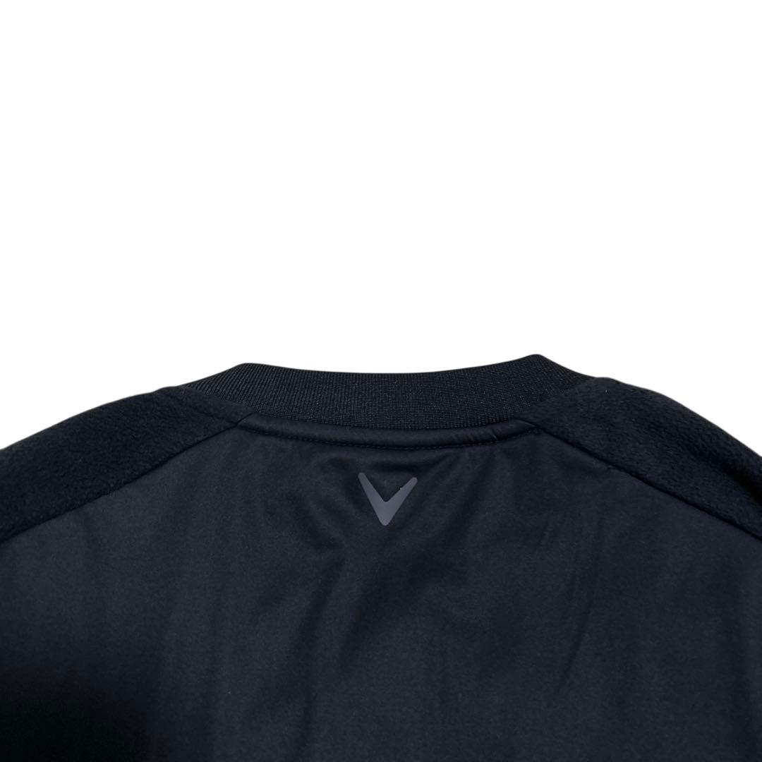 良品✨キャロウェイゴルフ　中綿　フリース　フルジップジャケット　L ブラック