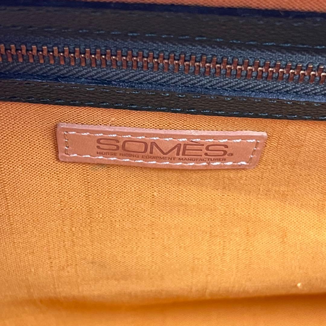 未使用級✨ SOMES SADDLE ソメスサドル ボストンバッグ グリーン