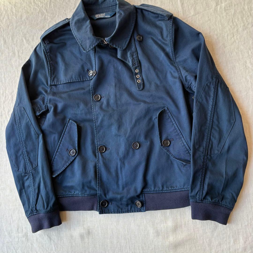 90’s Ralph Lauren 短丈 トレンチジャケット コットン LL