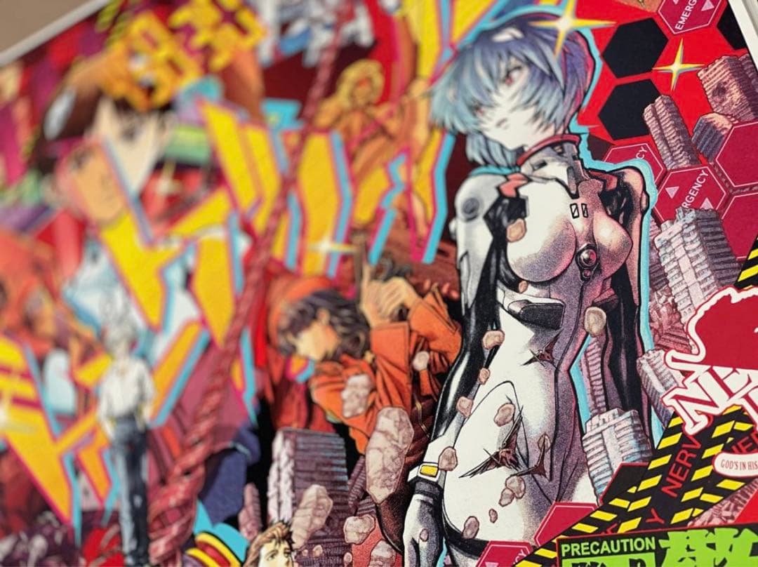 エヴァンゲリオン　シルクスクリーンポスター