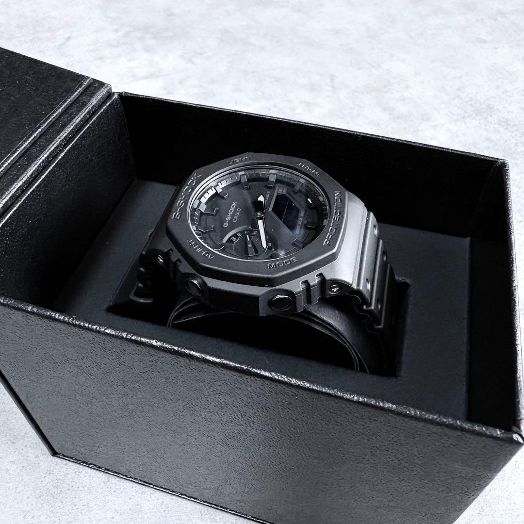 CASIO G-SHOCK GA-2100-1A1JF カシオーク 黒 箱付