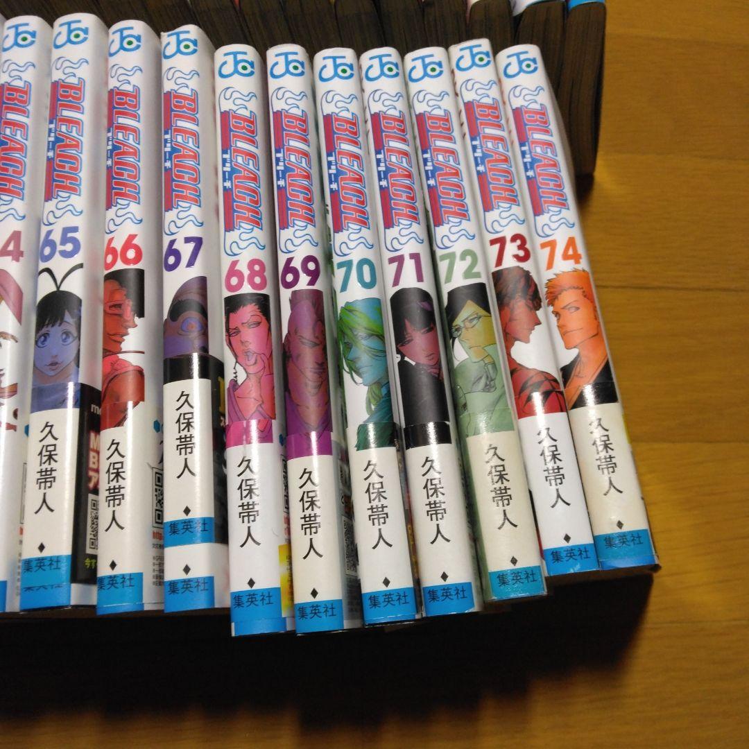 BLEACH 1-74巻　全巻初版帯付き