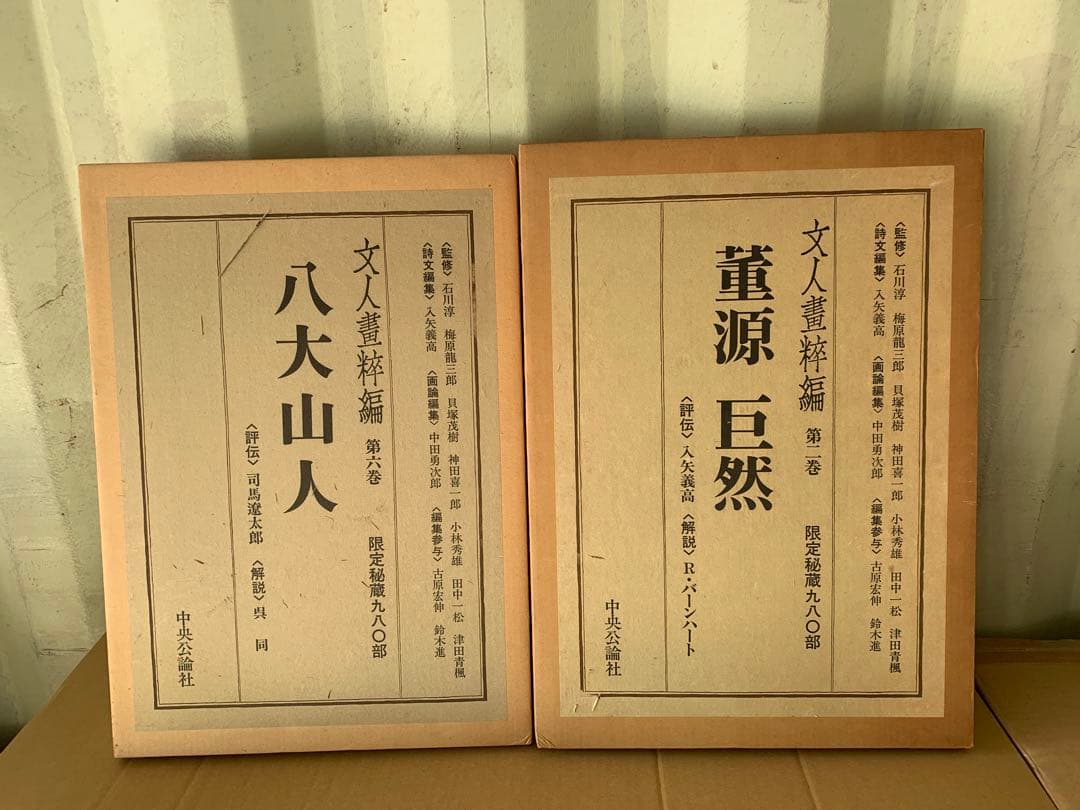 『5125』文人画粋編 全20巻中2冊 八大山人 石濤 金農 呉昌碩 齊白石