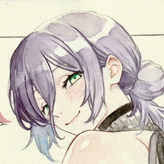 ラ*プ様 チェンソーマン　レゼ　手描きイラスト　ファンアート　B5