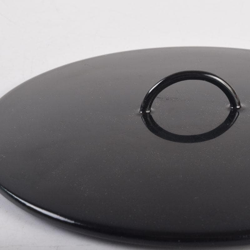 茶道具　水崎長寿作　義山　切箔　水色　水指　蓋裏波車蒔絵　共箱　V　8380