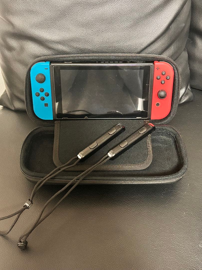 翌*可様 中古 Nintendo Switch 本体 キャリングケース付き